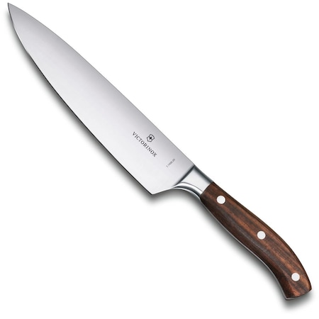 Swiss Army Brands 2024 Victorinox Kitchen Grand Maitre Chef'S 8In Straight Blade, 2In Width At Handle Wood Packaged VIC-7.7400.20G